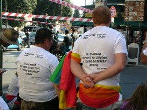 manifestazione degli  indignati a Roma