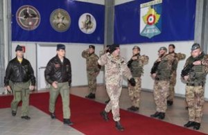 Kosovo:cerimonia di passaggio delle consegne al vertice della Task Force Air 