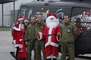 Babbo Natale ai figli dei militari del 5° rigel