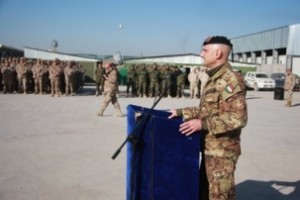 Herat - Il generale Portolano fa gli auguri di Natale ai suoi uomini