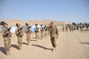 generale di corpo d’armata Claudio Graziano in Afghanistan