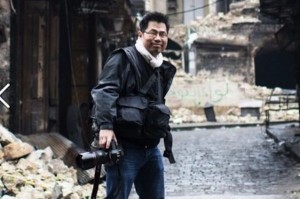 Le photographe francais Olivier Voisin - Photo Edouard Elias