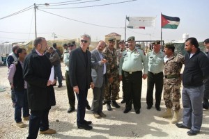 L'ambasciatore Fondi al campo di Zaatari