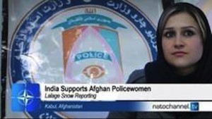 India supports Afghan policewomen