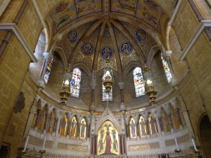 La cupola mosaicata della Chiesa Anglicana Holy Cross