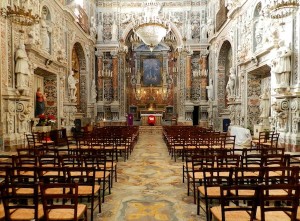 Interno della chiesa dell'Immacolata Concezione