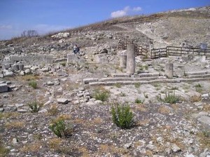 Un parte del sito archeologico della città di Iaitas