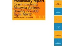 Preliminary report of MH17 crash