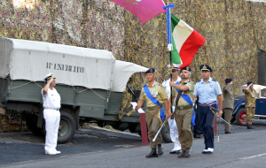 La bandiera di guerra del Reggimento