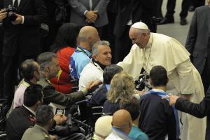 Papa Francesco incontra il mondo paralimpico