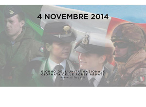 4 novembre Giorno dell'Unità Nazionale e Giornata delle Forze Armate