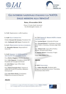 IAI CSA 20 novembre 2014