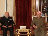 Kurdistan: il capo di SMD ammiraglio Binelli Mantelli incontra il Presidente Barzani