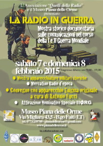 La Radio in guerra:mostra storico documentaria sulle comunicazioni