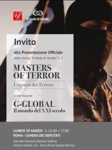 invito alla presentazione di "masters o terror" - il nodo di gordio