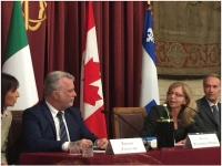L’on. Nissoli ha ricevuto a Montecitorio il Primo Ministro del Québec Couillard