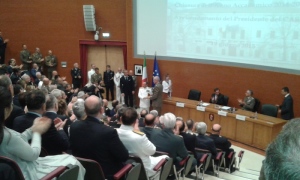 Casd - passaggio di consegne tra l'ammiraglio Veri e il generale Del Casale