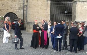 Anagni- il cardinale Lorenzo Baldisseri e monsignor Gerardo Antonazzo
