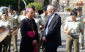 Anagni - monsignor Gerardo Antonazzo e il Rabbino Capo della Comunità Ebraica di Roma