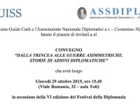 Dalla trincea alle guerre asimmetriche. Storie di azioni diplomatiche: convegno a Roma alla Luiss