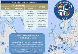 Trident Juncture 2015 location