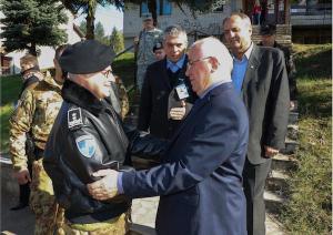 Il generale Miglietta incontra il sindaco di Leposavic, municipalità del Kosovo del nord