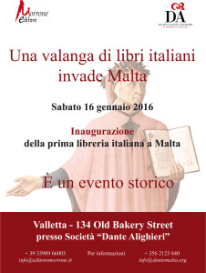 Libreria italiana a Malta 2016