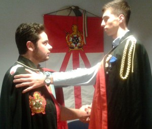 Il saluto dei DeMolay