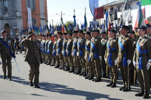 il Generale Sperotto passa in Rassegna lo schieramento