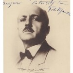 Filippo Tommaso Marinetti ed il movimento futurista