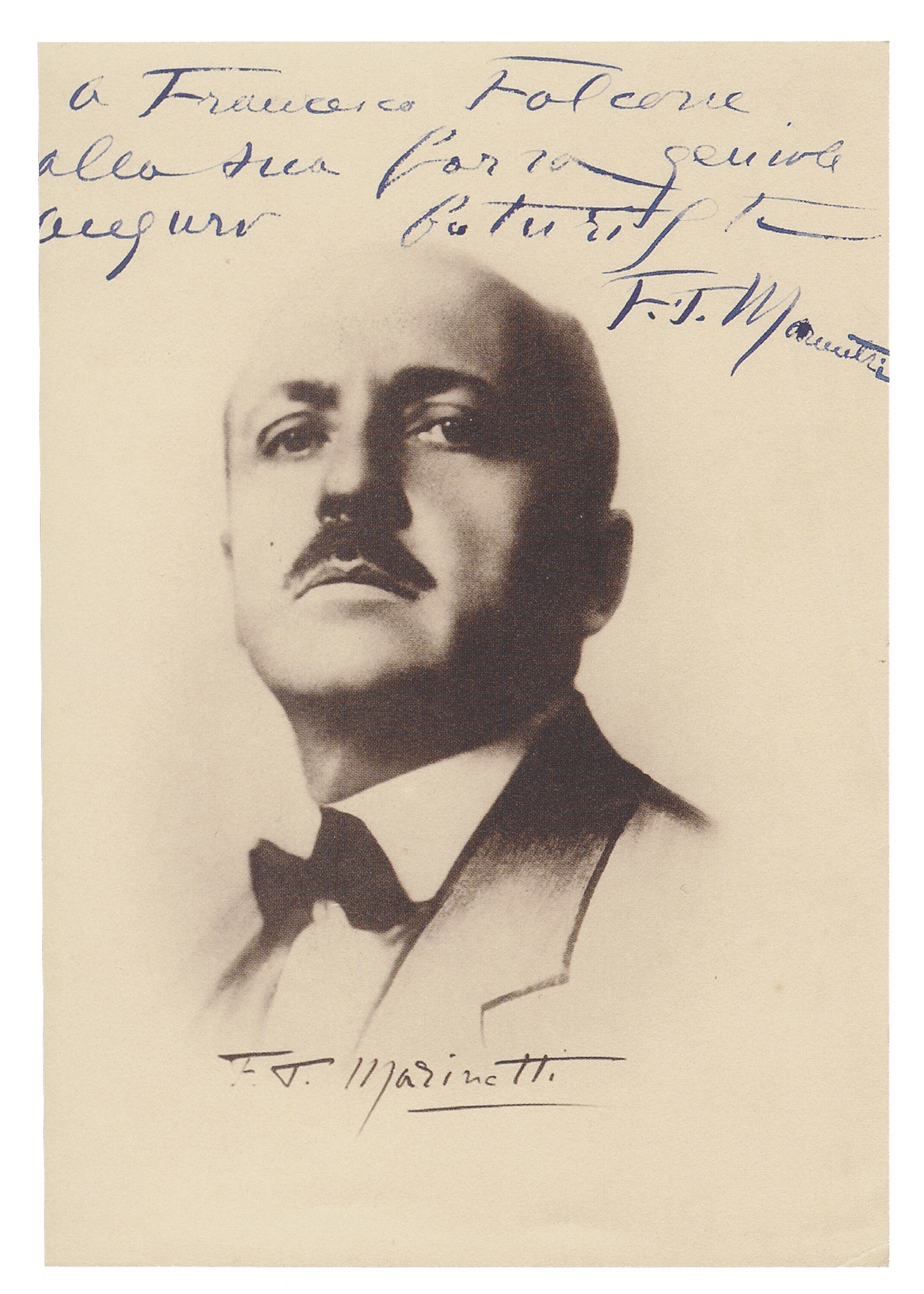 Filippo Tommaso Marinetti ed il movimento futurista