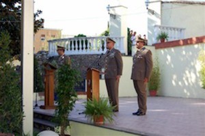 cambio vertice presso la caserma Amione